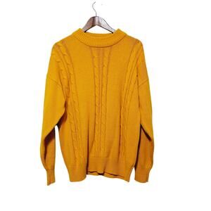 Vintage Collections Plus Cable-Knit Sweater Women's Size 20W Preppy Casual Retro